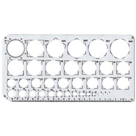 Major Brushes Circle Template Stencil