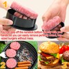 JALCH 3-in-1 Burger Press Non-Stick Hamburger Patty Maker for DIY