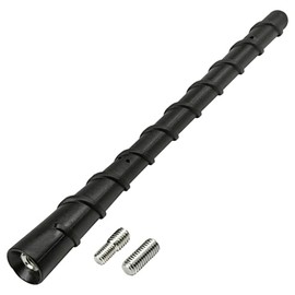 tomzz Audio 1219-001 HQ Replacement Rod Antenna Rod Thread M5 M6 Length Approx. 18.5 cm Compatible with Hyundai i20 i30 Tucson Kia Picanto Rio Sportage Uva