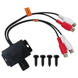 New Universal Subwoofer Control Knob - Plug-and-Play RCA Bass Adjustment for Car Audio Systems