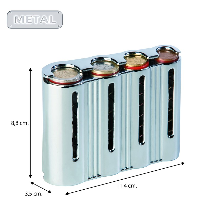 Sumex EUROBOX Coin Box for Euro Coins Only Metal