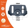 Fenhaliny Universal Rolling Skid Shoes 490-241-0038 Compatible with MTD Craf-stman