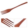 Wooden Fork Long Handle Kitchen Utensil Ergonomic Mixing Tool for