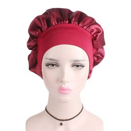 Egurs Satin Beanie Soft Night Hat Headcap for Women Girls