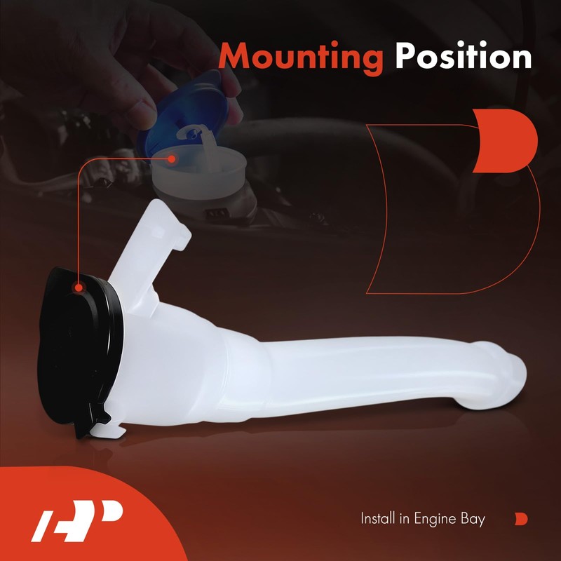 A-Premium Windshield Washer Fluid Reservoir Filler Pipe Compatible with Toyota