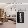 IHOMAGIC Portable Polyester Laundry Bag, Foldable Laundry Hamper with Aluminum