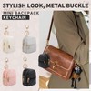 Cosmeria Women's Key Ring with Mini Backpack Design, Small Cosmetic