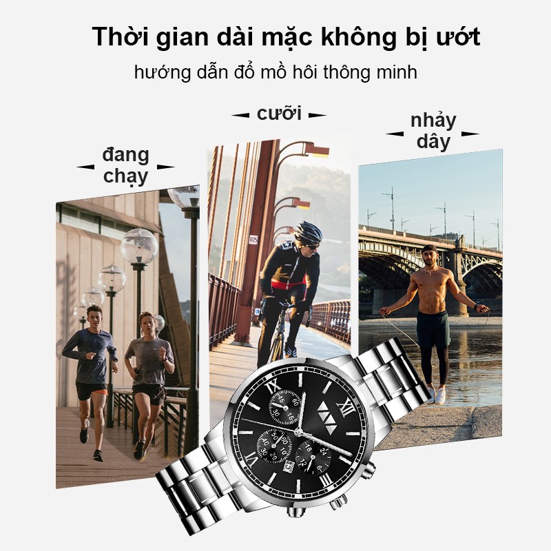 Leisure Fashion Glass Men Quartz Watch