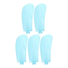 Housoutil 5pcs Mini Fan Blades Replacement for Household Ceiling Wall Fans Durable Plastic Design Easy to Install for Home Office Use Standard Socket