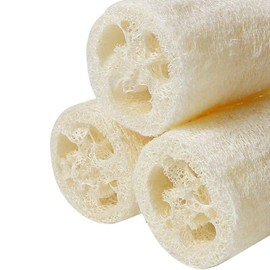 VOARGE 6 Stücke Premium Qualität Natürliche Luffa, Luffa-Schwamm Spa Peeling Scrubber Luffa Body Wash Schwamm entfernen abgestorbene Haut Küche Reinigungsmittel für Haushalt (ca. 4")