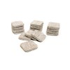 Eco Feltac Self-Stick Felt Floor Savers Square, Beige, 25 mm