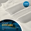 Sunshine Comforts Egyptian Cotton Flat Sheets Super King Size Breathable,