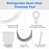 Refrigerator Drain Cleaning Tool, 8 PCS Reusable Waterline Buddy For