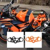 Lorababer Motorcycle Aluminum Top Triple Clamp Handlebar Assembly Regulator Front