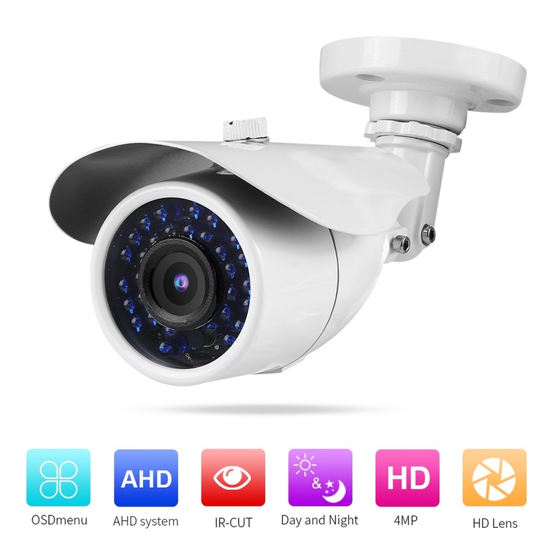 TVI/AHD/CVI/CVBS IP66 Outdoor PAL Analog Bullet Camera IR Night Vision