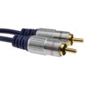 kenable Pure OFC HQ 2 x RCA Phono Plugs to