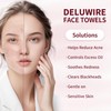 Deluwire Soft Dry Wipe 10 Pack, Face Tissues, Lint Free