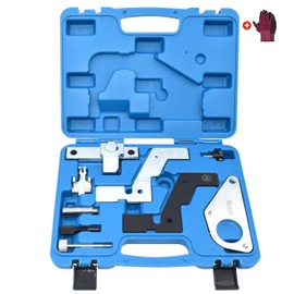 Engine Camshaft Timing Locking Tool Kit, Compatible with Jaguar Land Rover Evoque Ford Edge Escape Volvo Mondeo 2.0T Mustang 2.3T, Replace 303-1595 303-1600 303-1594