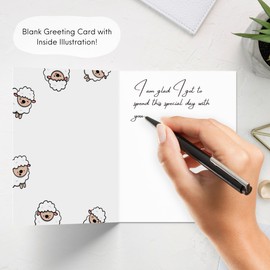 ALY LOU Easter Card, Baptism Card, Religious Bible Quote Prayer, Christian First Communion, Christening Baby Shower, Confirmation (You Are a Child of God, You are Wonderfully Made, Dearly Loved)