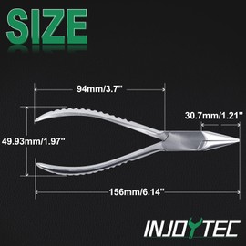 INJOYTEC Eyeglass Adjustment Pliers, Eyeglass Pliers, Eyeglass Adjustment Tool, Eyeglass Adjustment Pliers, Eyeglass Pliers, Radio, Pliers, Handicraft Pliers, Glasses, Spectacles, Spectacles,