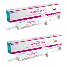 Almapharm astorin ViroLysin Plus für Katzen als Nahrungsergänzung - Doppelpack - 2 x 30g