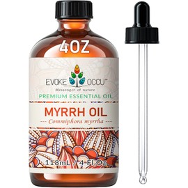 EVOKE OCCU Pure Myrrh Essential Oil 4 Fl Oz – For Aromatherapy, Diffuser & DIY Projects (118ml)