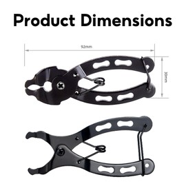 2 Stück Kettenzange Fahrradkette Werkzeug,Kettenschlosszange Kettenschloss Zange Fahrrad Tool Bicycle Chain Plie,Bike Ketten Splitter Rennrad Kette Link Werkzeuge für Fahrradketten Kettenpeitsche