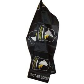 K's Novelties 101st Army Airborne Eagle Lightweight Flag Printed Knitted Style Scarf 8"x60"