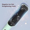 Negative Ion Hair Straightener Styling Comb Adjustable Even Heating Straightening