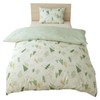 Merry Night Duvet Cover "Nordic Tree/Gingham Check" Green, Single Long,