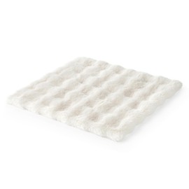 COZY KISS Faux Fur Chair Cover Washable, Non-slip Couch Covers Protectors for 2 3 4 Seater l shape, Liquid Pee Proof Mat Pad for dogs cats, Pet Friendly, Soft (60x60cm, Cream)