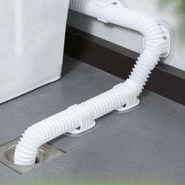 Washing Machine Drain Pipe Hose Fixing Holder Organizer Clamp Clip 01 Washing Machine Holder - Gray 25ea