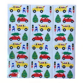 Mrs. Grossman’s Mrs Grossmans Stickers CHRISTMAS SHOPPING TREE MAILBOX Lot Of 3 Retired VTG ‘96