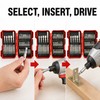 37 Piece Impact Screwdriver Bit Set for Drilling and Fastening