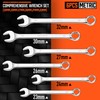 HORUSDY Large Wrench Set with Rolling Pouch | Metric |