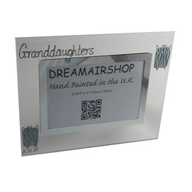 GRANDDAUGHTERS photo frame (landscape turq)