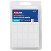 Avery Multi-Use Removable Labels, 1/2" x 3/4", White, Non-Printable, 525