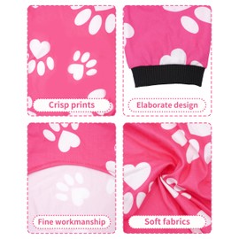 PET SHOW 4 Pack Small Dog Pajamas Summer Clothes Girl Doggies Soft Stretchy PJs Paw Floral Puppy Cats Doughnut Ice Cream Onesies Outfits with Sleeve Pets Breathable Costume S