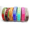 Unbekannt Sulla Real Leather Padded Handmade Dog Collar in Fashionable