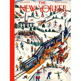 New York Puzzle Company - New Yorker Winter Weekend - 1000 Piece Jigsaw Puzzle