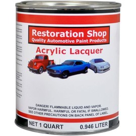 Restoration Shop - Cashmere Gold Metallic Acrylic Lacquer Auto Paint - Quart Paint Color Only - Professional Gloss Automotive, Car, Truck, Guitar & Furniture Refinish Coating