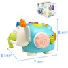 iPlay, iLearn Baby Elephant Activity Cube, Infant Busy Cube Montessori