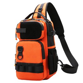 NEW VIEW Fishing Sling Bag - Waterproof Sling Tackle Bag with Rod Strap, Small Fishing Bags for Women Compact & Lightweight - Storage for Essential Supplies and Tackle Box - Fishing Gifts for Women