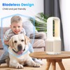 Misby Desk Fans Small Quiet, 13 Inch Bladeless Table Fan,