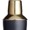 BarCraft Luxury Cocktail Making Kit, Black/Gold, 3-Piece Gift Set, 10