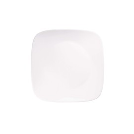 Corelle Plate, Dish, Width 10.4 inches (26.5 cm), Break-resistant, Lightweight, Winter Frost White, Square, Platter, J2213-N CP-8901