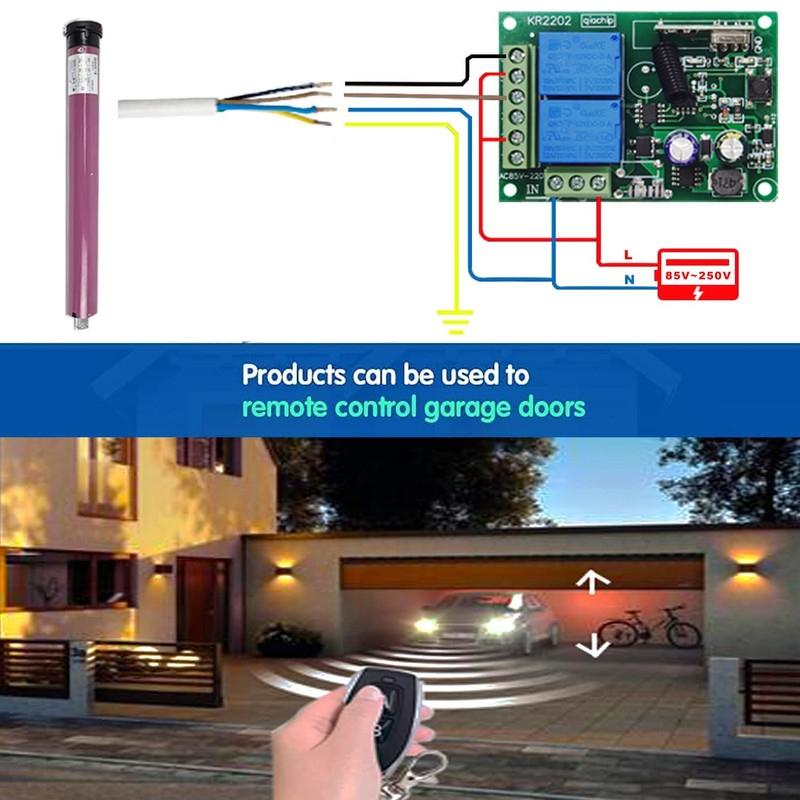 QIACHIP Wireless Switch 220 V 230 V Radio Remote Control