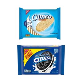 OREO and CAMEO Cookies Variety Pack, Family Size, 1 Pack of each