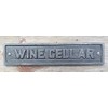 Cast Iron Antique Style Wine Cellar Door Wall Plaque