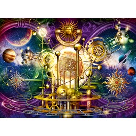 Ravensburger Golden Solar System 500 Piece Jigsaw Puzzle for Adults - 16981 - Every Piece is Unique, Softclick Technology Means Pieces Fit Together Perfectly